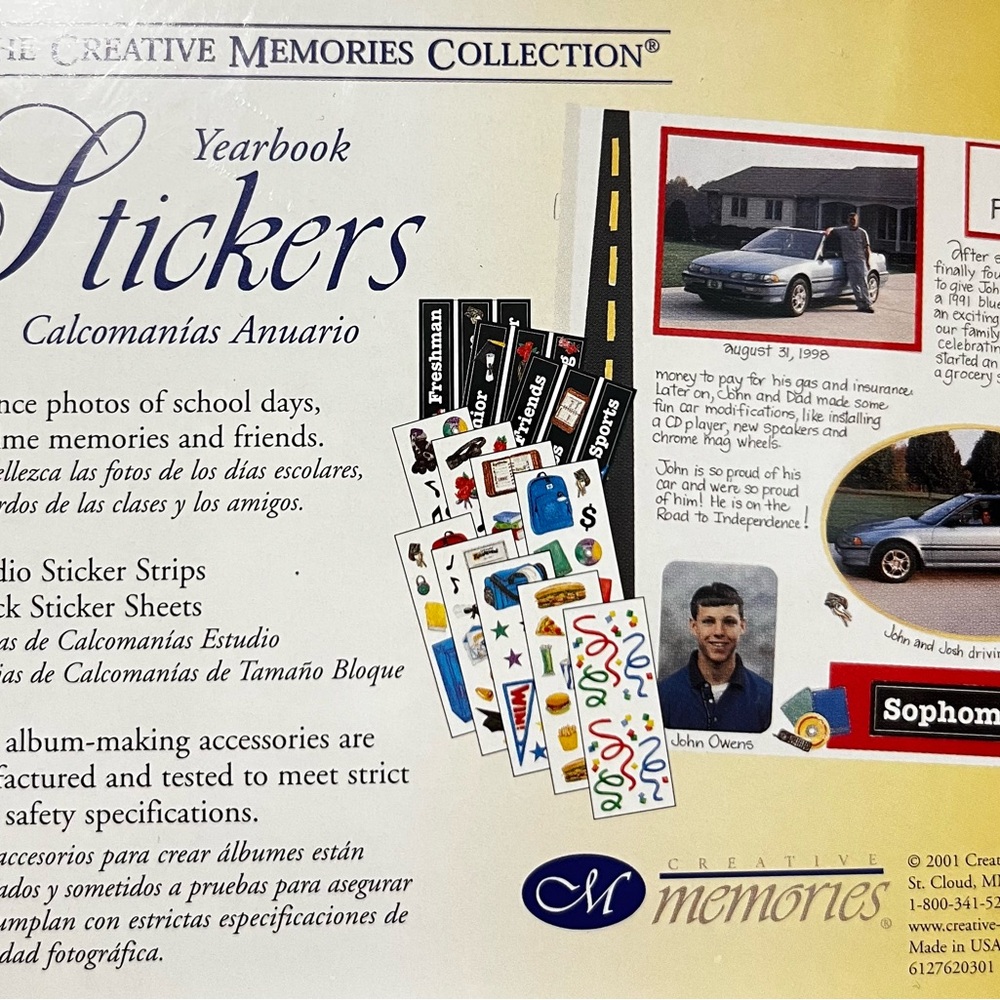 Creative Memories Yearbook Sticker Collection - Multicolor